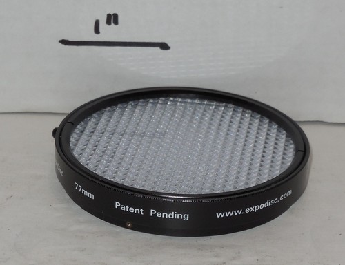 Expodisc 77mm Camera Warm White Balance Filter With Case Film or Digital - Picture 3 of 6