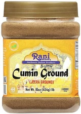 Rani Cumin (Jeera) Powder Spice 16oz (1lb) 454g PET Jar