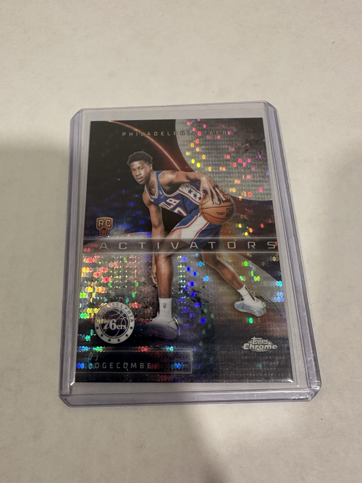 2025-26 Topps Chrome VJ Edgecombe Activators Pulsar