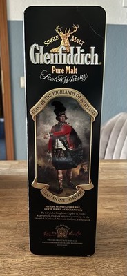 Blech Dose Glenfiddich Whisky Rarität Clan Montgomerie Rarität aus den 80 er
