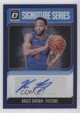 2018-19 Panini Donruss Optic Signature Series Purple Prizm Bruce Brown Auto 3u4