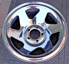 Steel 15 X 7 Custom 6-spoke Chrome Wheel. 5 Lug X 4.5 Bp.