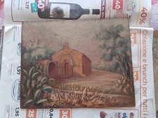 Quadretto dipinto su tavola in Legno 20x25