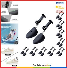 10 Pairs Adjustable Plastic Shoe Trees Men Size 7-12 Shoe Stretcher Shaper