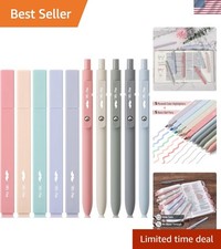 Aesthetic Gel Pens Highlighters No Bleed, 10 Pack - Morandi Color Bible Pen...