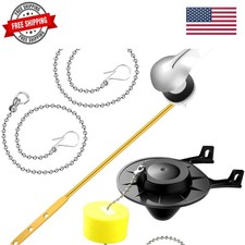 4 Pcs 2-inch Universal Toilet Flapper Replacement Kit Front Toilet Flush Tank...