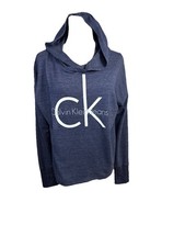Calvin Klein Jeans Blue Hoodie Top Women's Size Medium