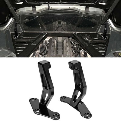 Aluminum Rear Engine Hatch Strut Support Brackets For Corvette C8 2020-2026