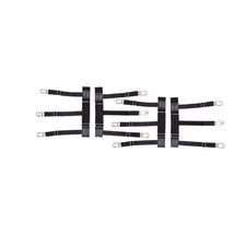 Elastic Nylon Suspenders under Shirt for Men Mens Braces Garter Clips