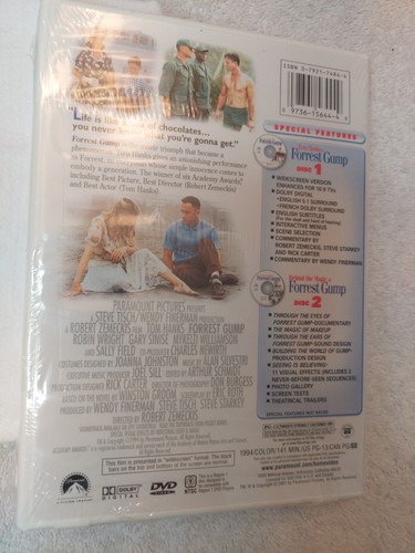 New Sealed DVD Forest Gump Collector's Edition Wide-screen Plastic Storage Case - Picture 2 of 6