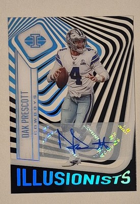 2021 Panini Illusions - Illusionists Autographs Dak Prescott 4/7 Jersey Match