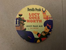 Devil’s Peak Brewery Lucy Goes North Pin Up Beer Pump Clip Female Non PC