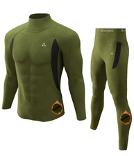 Mens Thermal Long Johns Set - Winter Base Layer for Outdoor Sports