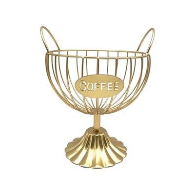Modern Coffee Holder Metal Coffee Storage Rack Muti-Functional Display Stand