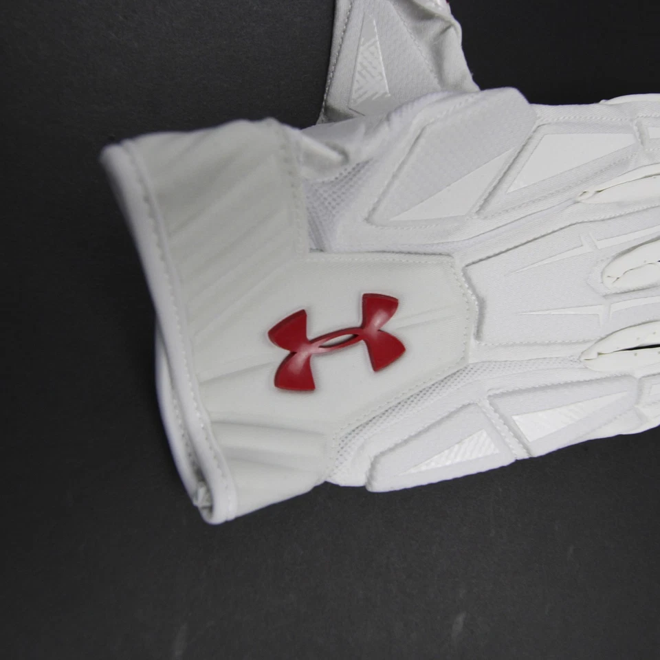 Guantes Under Armour Texas Tech Red Raiders - Receptor Hombre Blanco Nuevos Foto 4 de 4