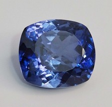 Blue Tanzanite Natural Cushion Cut 8-10 Ct Certified Loose Gemstone TQ026