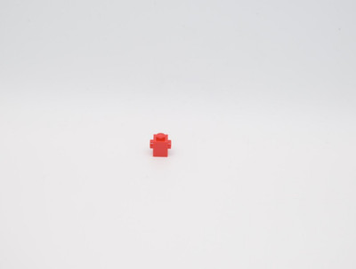 Lego 2 Stück BRICK 1X1 W. 2 KNOBS Bright Red 6030266 47905 K11