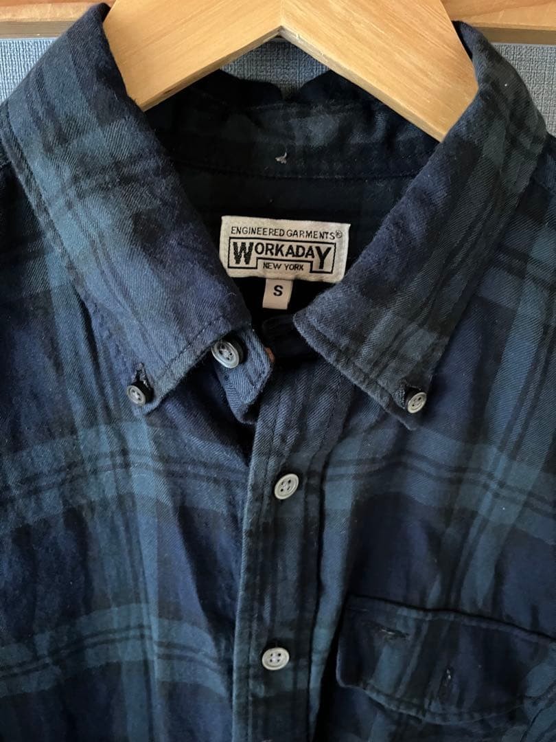 ENGINEERED GARMENTS WORKADAY BUTTON-DOWN CHECK SH… - image 2