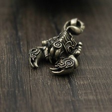 Handmade Brass Pendant Keychain Car Charm Decorative Gift Accessory