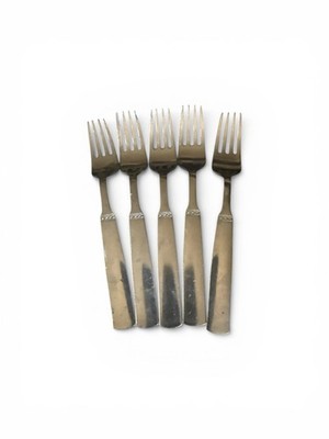 5 Gense RANKA-ROYAL Forks Sweden 18-8 Stainless Salad Forks 7 1/4''