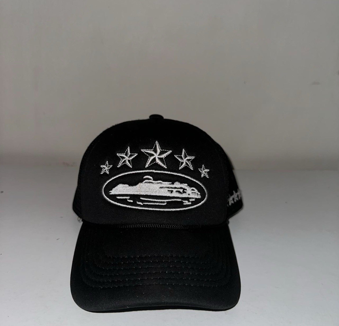 Corteiz 5 Star Alcatraz Trucker Baseball Cap blac | eBay UK