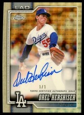 Marketplace image: 2026 Topps Chrome Legends Auto Orel Hershiser Superfractor 1/1 Dodgers