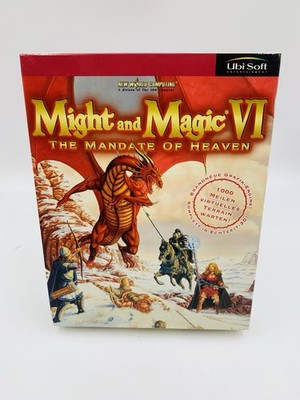 Heroes of Might and Magic VI 6 Ubisoft PC Big Box complete w/map, cds, plan etc