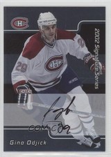 2001-02 ITG Be A Player Signature Series Auto Gino Odjick #137 Auto 1o3