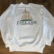 Vintage Cape Cod Yacht Club Crewneck Sweatshirt Hanes 50-50 USA Small XS Sailing