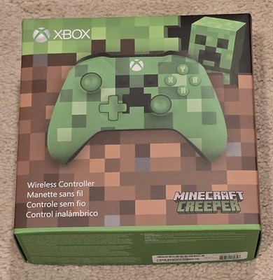 Brand New Minecraft Creeper Limited Edition Wireless Controller Xbox One