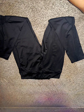 Women's Juniors L Black Solid Pull-On Stretch Polyester Leggings 28" Inseam