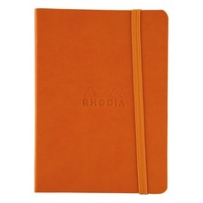 Rhodia Rhodiarama SoftCover Notebook 72 Dots 4x5 1/2 Tangerine Cover 117364C