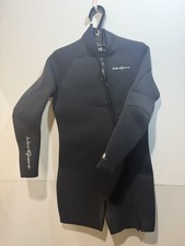 NeoSport 7mm Neoprene Wetsuit Jacket Men's XS Black Scuba Diving Surf Front Zip