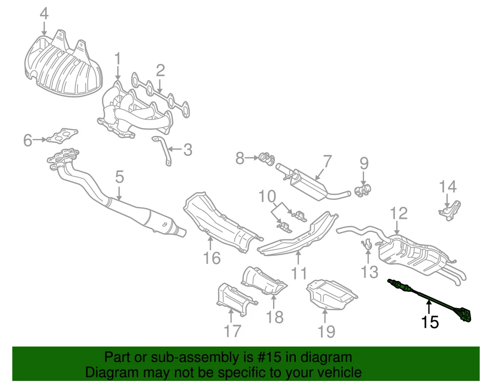 正品大众氧气传感器 06A-906-262-BG — 第 2/3 张图片
