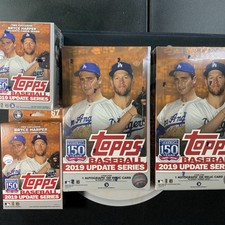 LOT -2019 TOPPS UPDATE SERIES BASEBALL 2- Hobby; 1- Blaster; 1- Hanger. SEALED