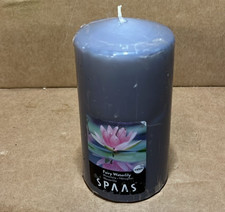 Spaas Scented Cylinder Pillar Candle 65 Hours Fairy Waterlily