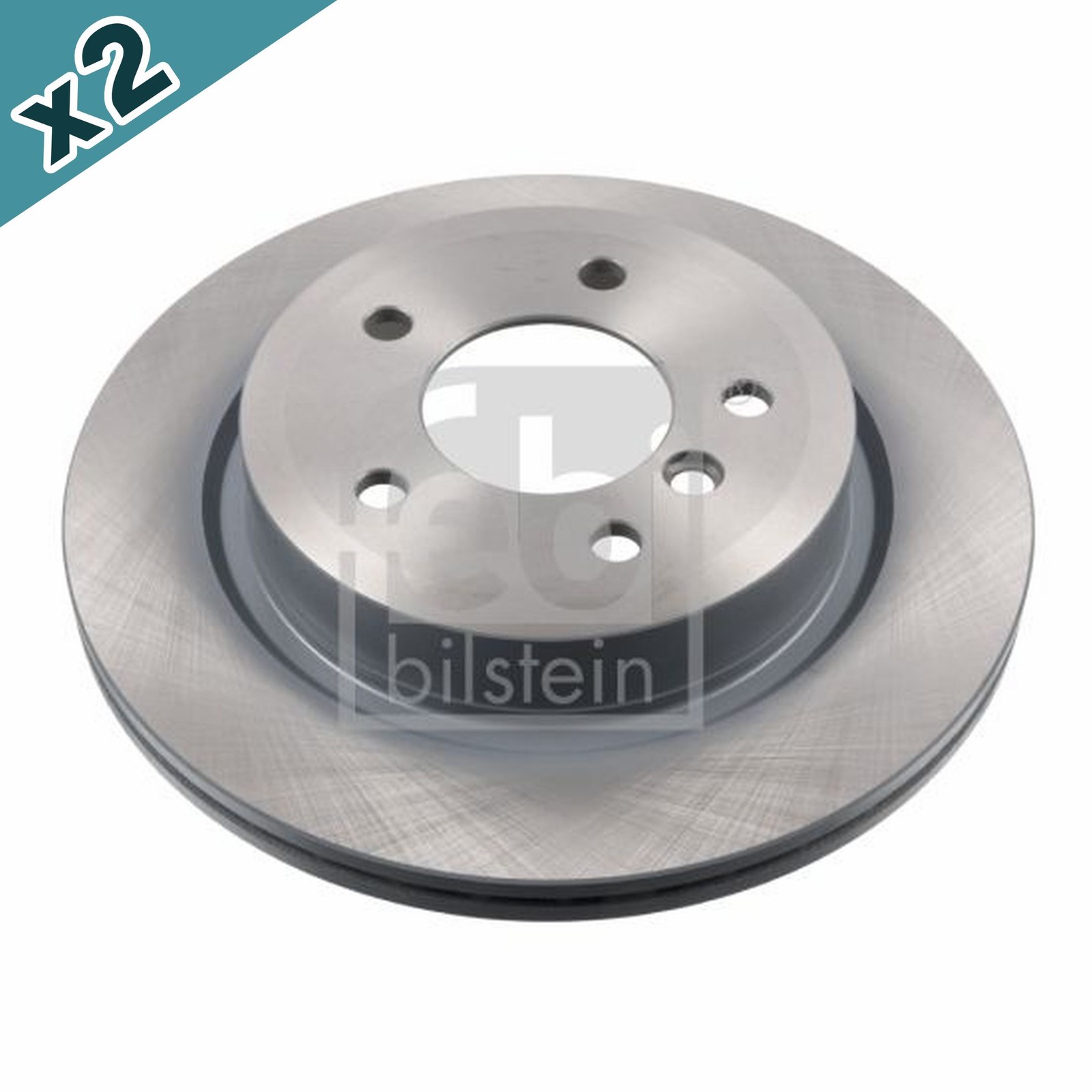 FEBI BILSTEIN 43877 Brake Disc Rear Coated 300mm Outer Diameter Fits BMW Z4