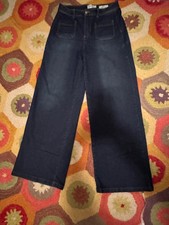 Jessica Simpson Olivia Wide Leg Stretchy Jeans-Kids 16 Women's 4-6