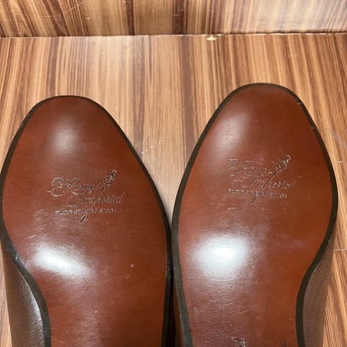 Vintage Florsheim Royal Imperial Shoes Mens Size 10 Leather Loafers Bit 90s - Picture 14 of 14