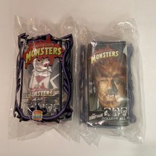 1997 Burger King Universal Studios Monsters Dracula Wolfman Vintage Rare Toys