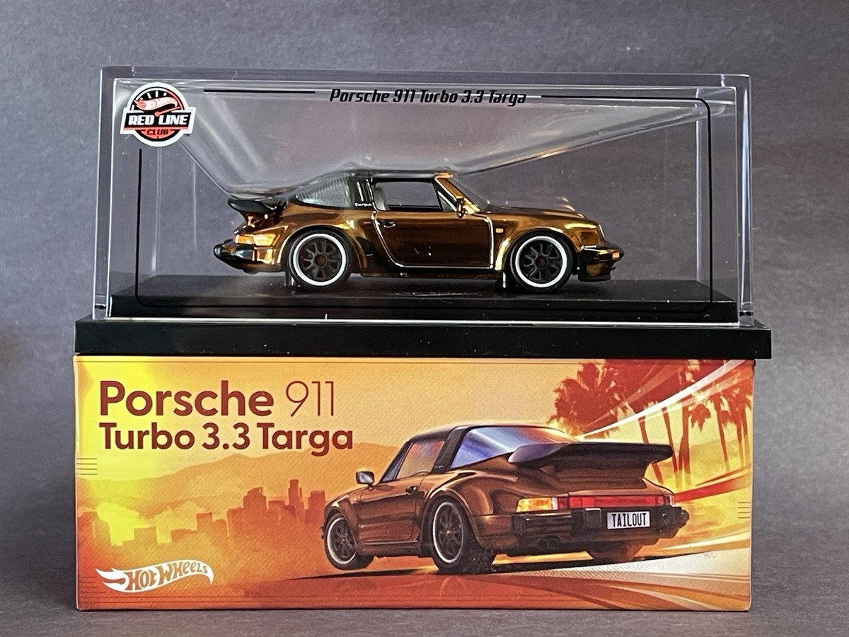 Hot Wheels RLC Exclusive 1988 Porsche 911 Targa Turbo CHROME CHASE