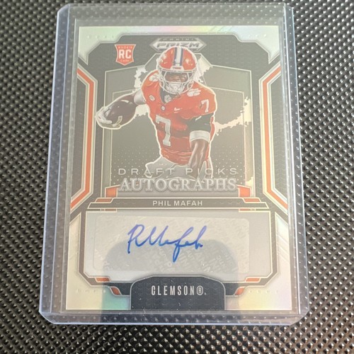 Panini 2025 Prizm Draft Picks Phil Mafah DPA-PMH Draft Picks Auto RC Silver