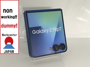 【dummy!】 Samsung Galaxy Z Flip7 （color blue） non-working cellphone
