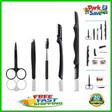 Professional 5-in-1 Eyebrow Kit - Scissors, Tweezers, Razor Brush Included