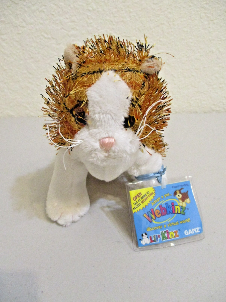 Webkinz Lil' Kinz Striped Alley Cat -HS042 New. Sealed, unused