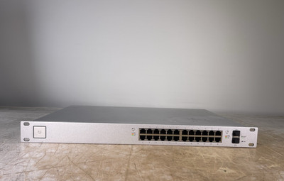 UBIQUITI US-24-250W 24-PORT GIGABIT ETHERNET SWITCH - (FOR PARTS)