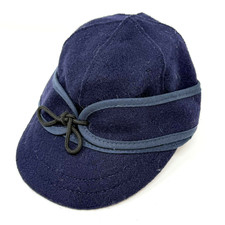 Lil' Stormy Kromer Toddler Baby Hat Blue Size Small Wool  Nylon Made in USA