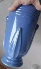 Robinson Ransbottom/McCoy? Pottery Stoneware Periwinkle Blue Urn Style Vase 8.5"