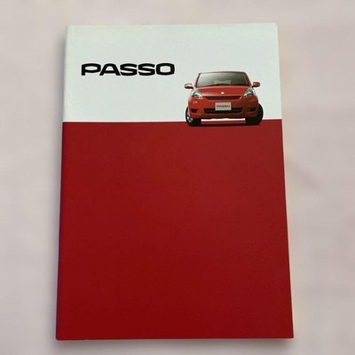 Toyota Passo 2007 Catalog, Car Manual, Genuine, Near Mint, Japan Import