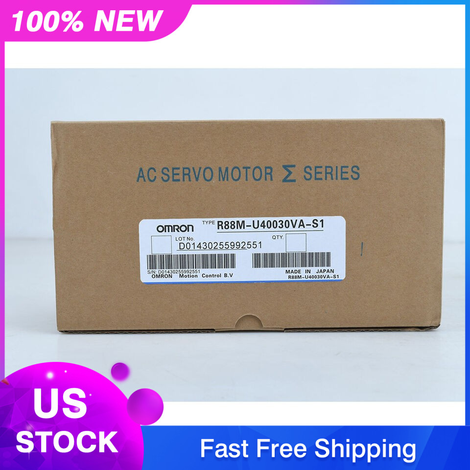 R88M-U40030VA-S1 New Omron R88M-U40030VA-S1 AC Servo Motor IN BOX